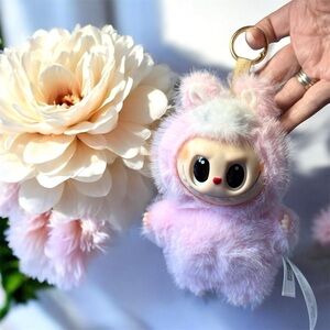 Custom Pink Horse Fantasy Plushie Keychain
